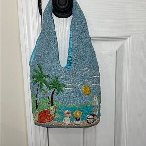 Beach beaded bag